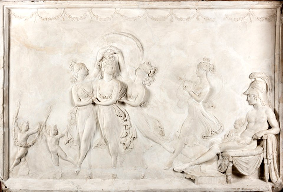 Canova - Vénus et les Grâces dansant devant le dieu Mars, 1797, Inv. 1752