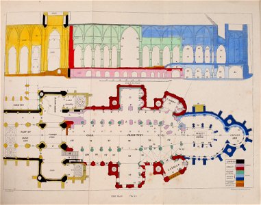 Canterbury Cathedral Plan Willis 1845