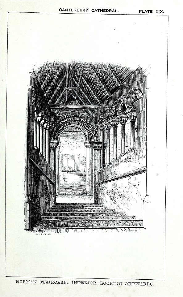 Canterbury Norman Staircase handbooktocathed12king 0181