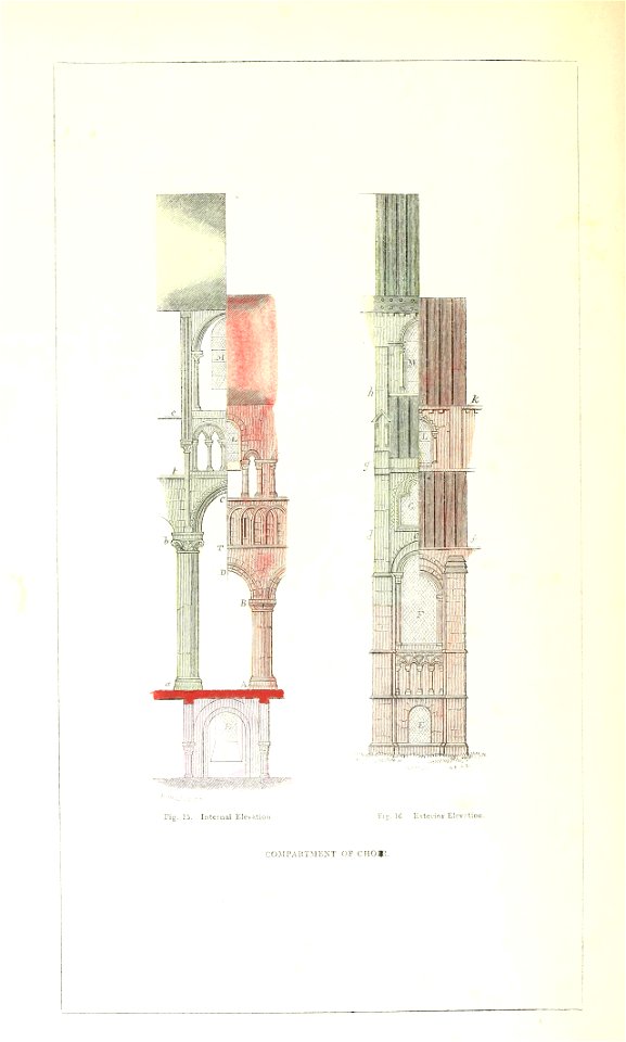 Canterbury Cathedral Compartment of Choir Willis 1845