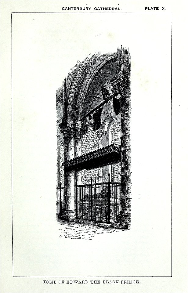 Canterbury Tomb of Black Prince handbooktocathed12king 0145