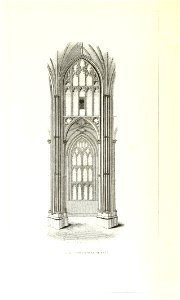 Canterbury Cathedral Compartment of Nave Willis 1845