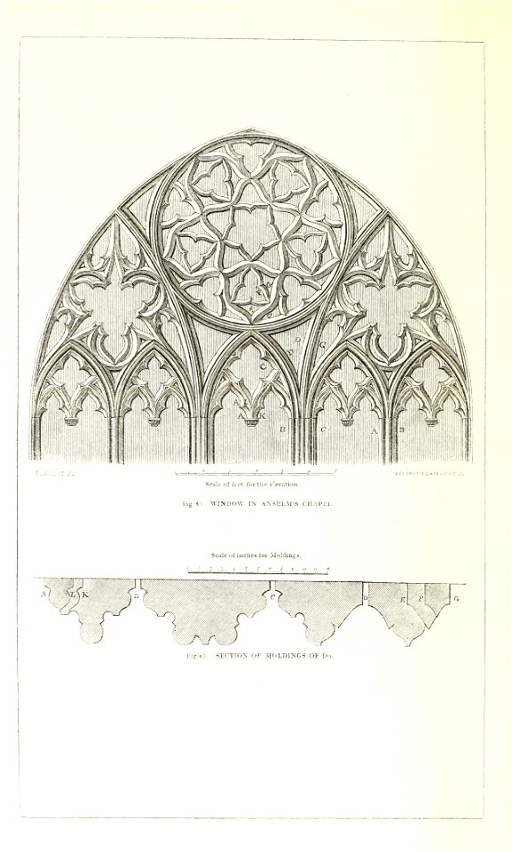 Canterbury Cathedral Window in Anselm's Chapel Willis 1845