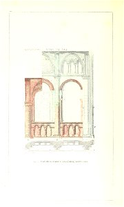 Canterbury Cathedral Compartment of North Aisle Willis 1845