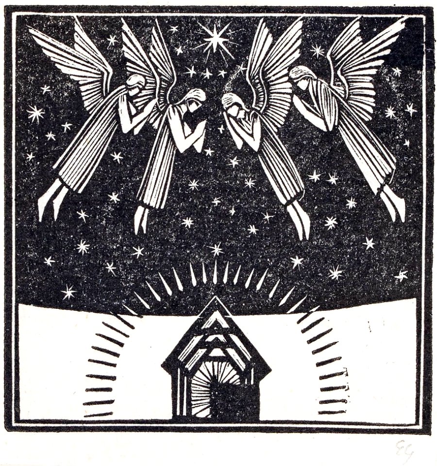 Cantet Nunc Lo - Eric Gill - 1916 - ref Gill-98008