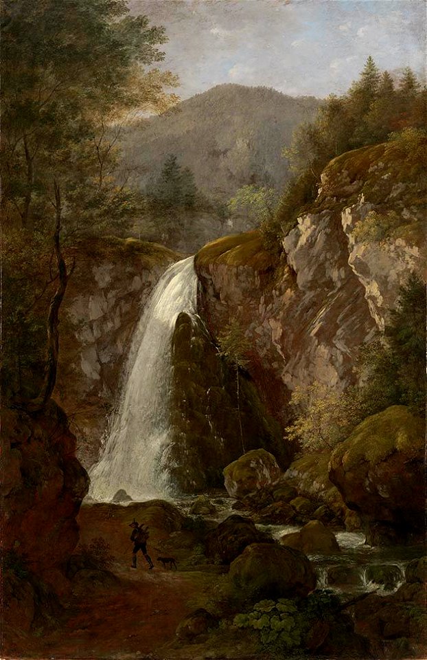 Cantius Dillis - Der Wasserfall von Golling - 10243 - Bavarian State Painting Collections