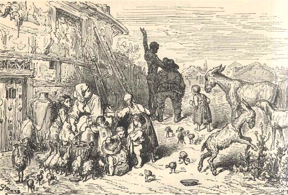 Cap VII D. Quixote convence Sancho Pança Doré