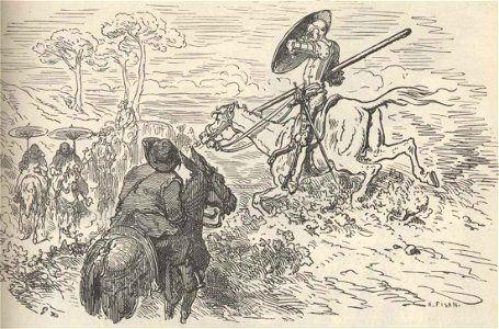 Cap VIII Dom Quixote encontra dois beneditinos e um coche