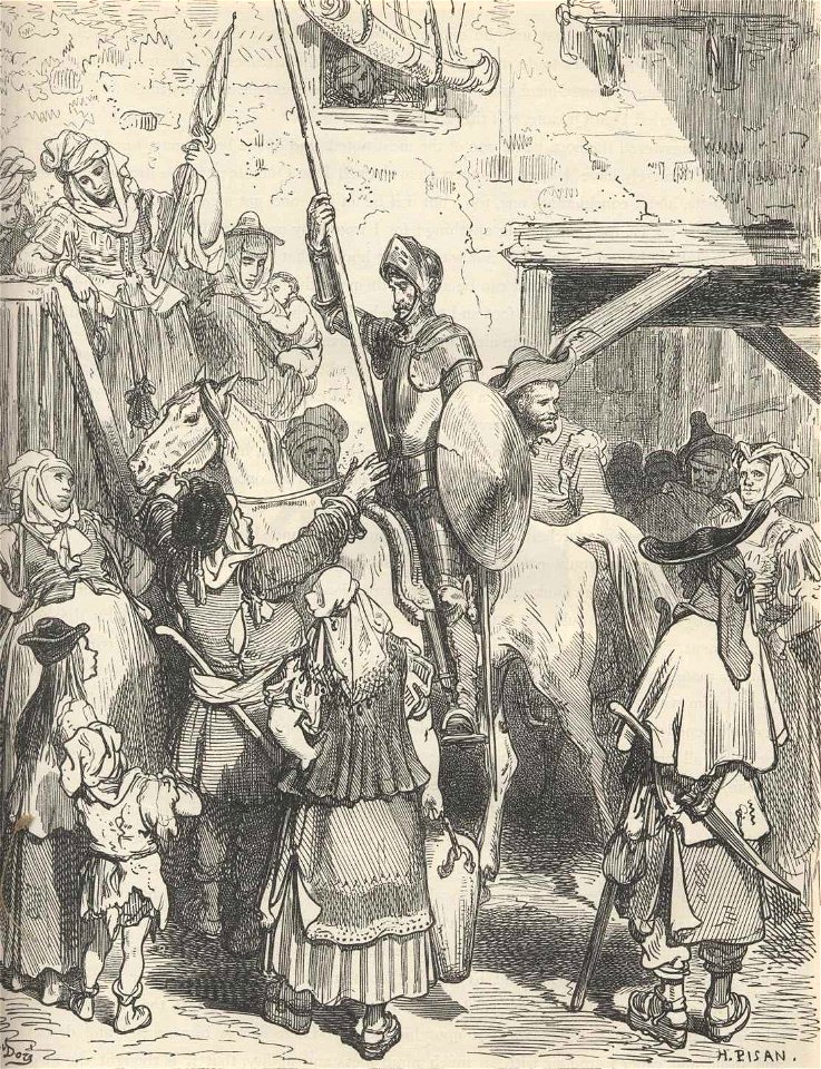 Cap XVII Dom Quixote abandona a estalagem