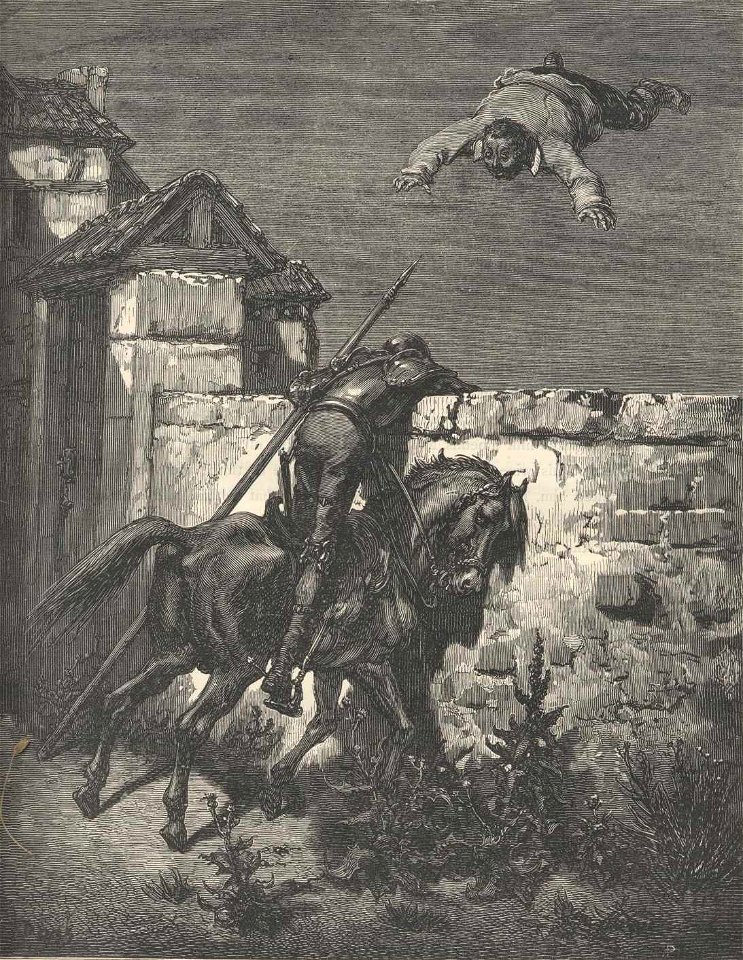 Cap XVII Dom Quixote ameaça os que brincam com Sancho Pança