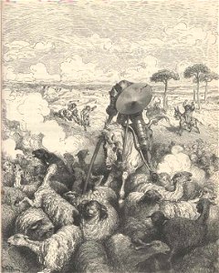 Cap XVIII Dom Quixote acomete um dos exércitos