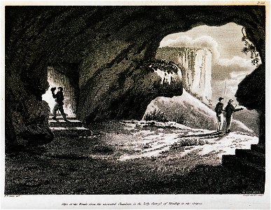 Cape of the Winds, from the excavated Chambers, in the lofty fortress of Manküp in the Crimea - Clarke Edward Daniel - 1810