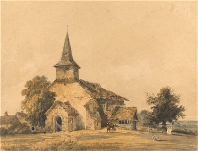 Thomas Girtin - Chapel Church, Surrey - Google Art Project