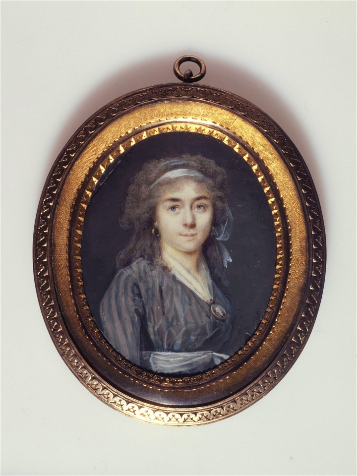 Capet, Marie-Gabrielle - Portrait d'une jeune femme en demi-deuil - J 771 - Musée Cognacq-Jay