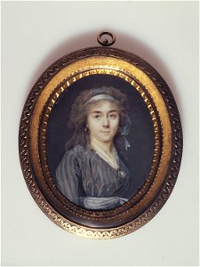 Capet, Marie-Gabrielle - Portrait d'une jeune femme en demi-deuil - J 771 - Musée Cognacq-Jay