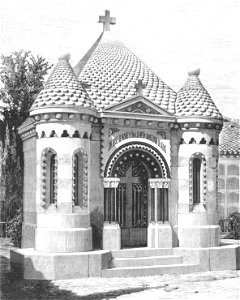Capilla sepulcral de los Excmos. Sres. de Azas, en el cementerio de San Nicolás, de Rico, en La Ilustración Española y America, 22-07-1894 (cropped)