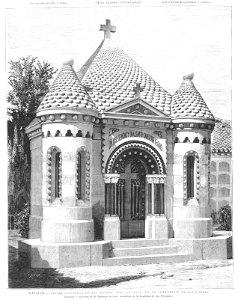 Capilla sepulcral de los Excmos. Sres. de Azas, en el cementerio de San Nicolás, de Rico, en La Ilustración Española y America, 22-07-1894