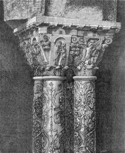 Capitelli del Chiostro di Monreale (xilografia)