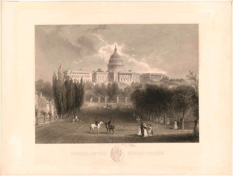 Capitol of the United States at Washington - engraved & published by Alfred Jones (...) N. York. LCCN2012649944