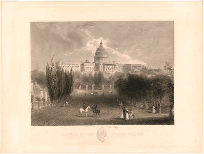 Capitol of the United States at Washington - engraved & published by Alfred Jones (...) N. York. LCCN2012649944