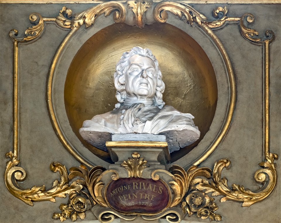 Capitole Toulouse - Salle des Illustres - Buste d'Antoine Rivalz