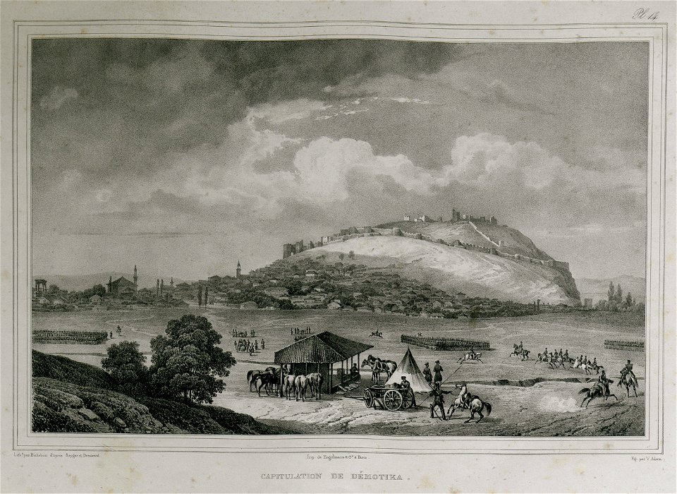 Capitulation de Démotika - Sayger C - 1834