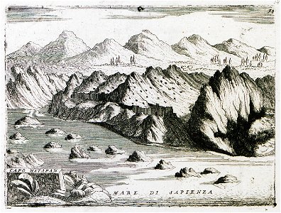 Capo Matapan - Coronelli Vincenzo - 1686
