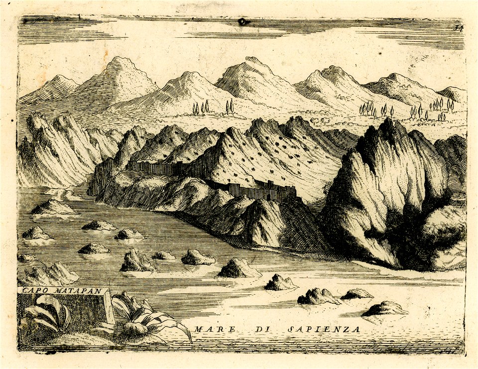 Capo Matapan - Coronelli Vincenzo - 1688