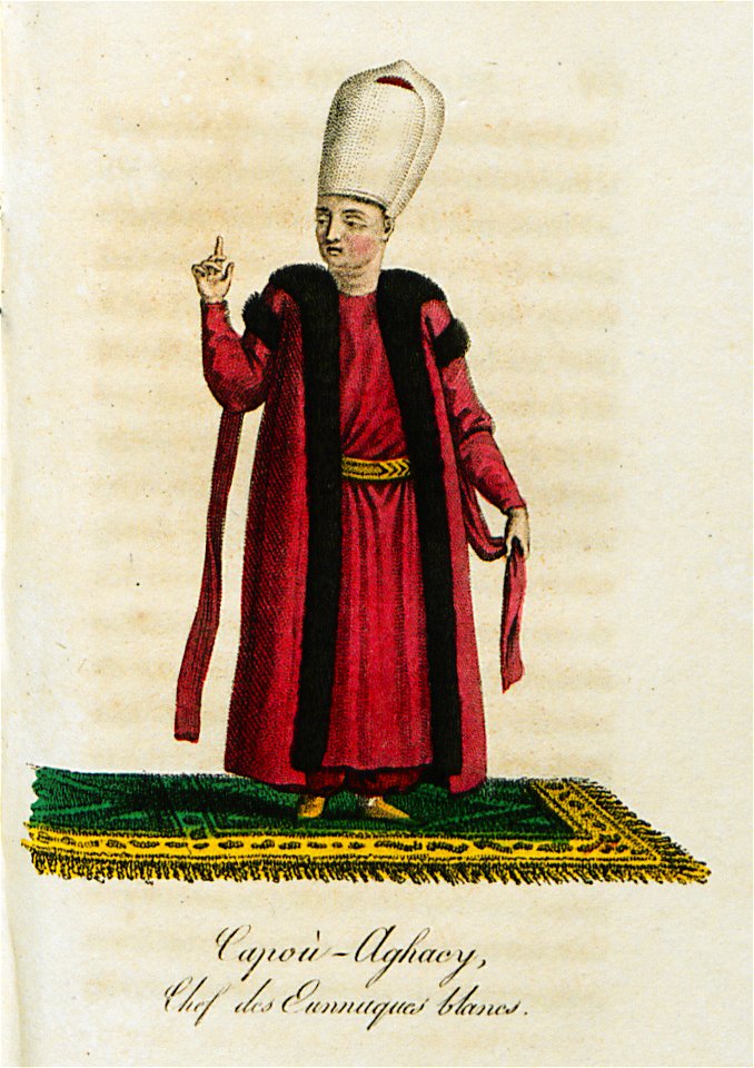 Capoù-aghacy, Chef des Eunnuques blancs - Castellan Antoine-laurent - 1812