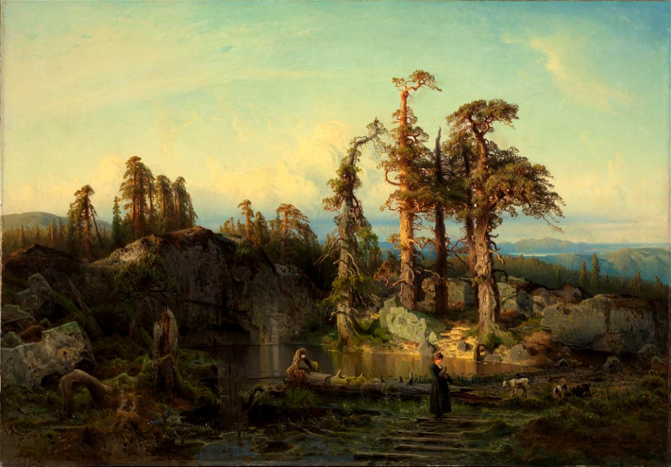 August Cappelen - Tarn in Telemark - NG.M.00199 - National Museum of Art, Architecture and Design