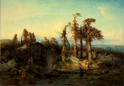 August Cappelen - Tarn in Telemark - NG.M.00199 - National Museum of Art, Architecture and Design