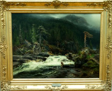 August Cappelen - Foss i nedre Telemark - IMG 9613-National Gallery Oslo (cropped)