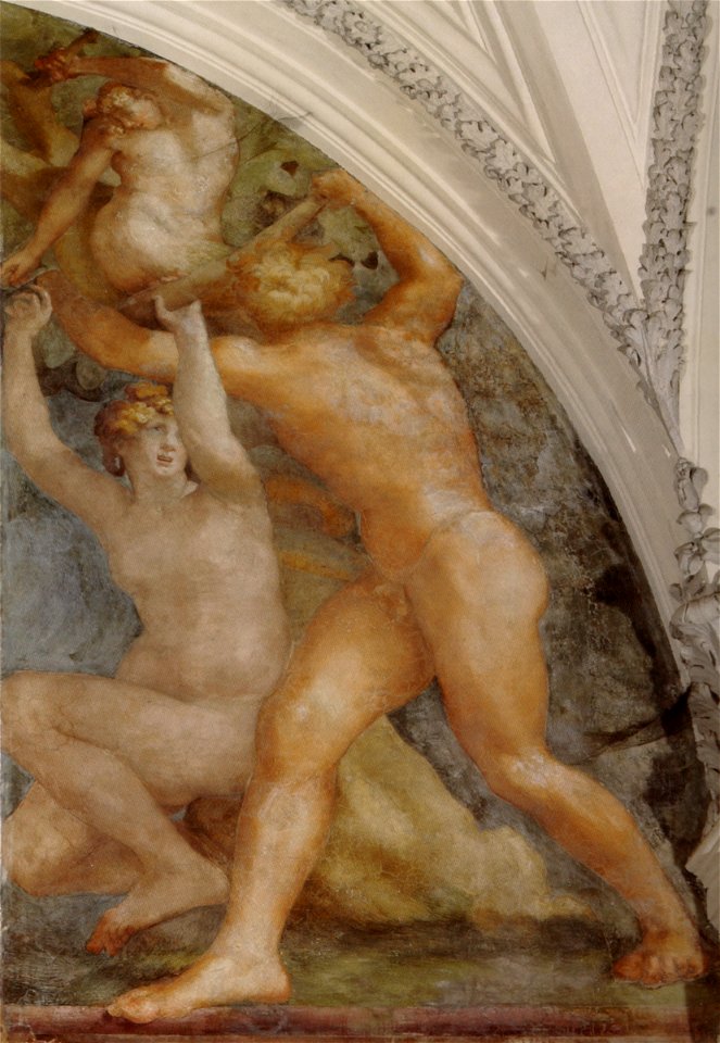 Cappella cesi, cacciata dal paradiso terrestre
