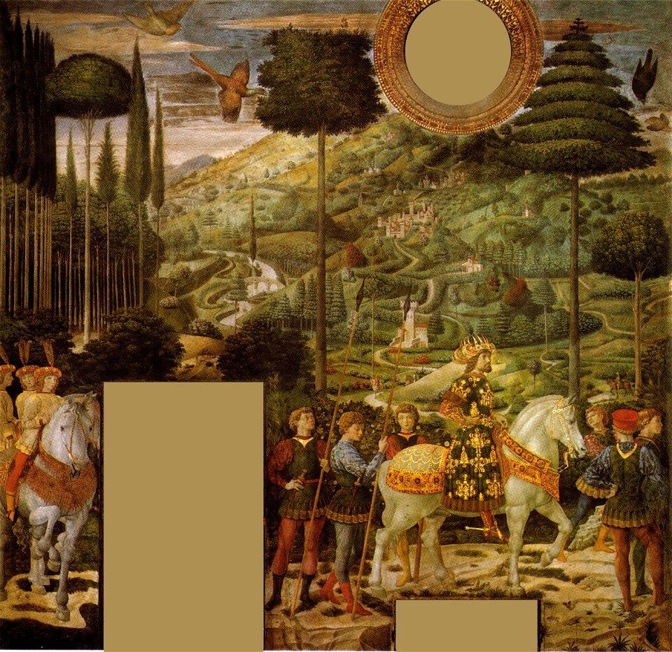 Cappella dei magi, corteo con giovanni viii paleologo