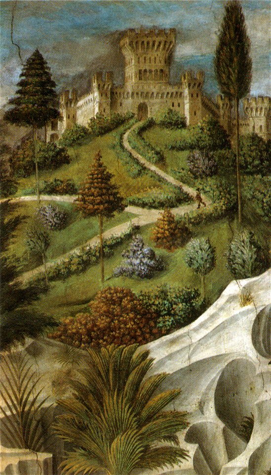 Cappella dei magi, paesaggio