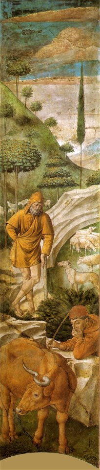 Cappella dei magi, pastori sx