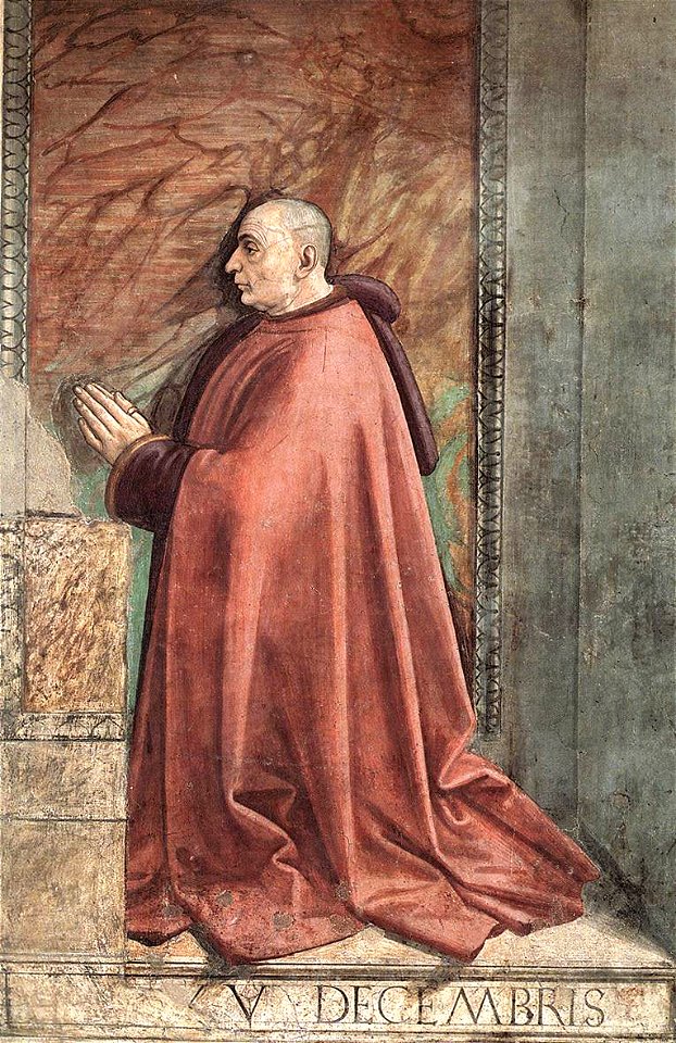 Cappella sassetti, donor francesco sassetti