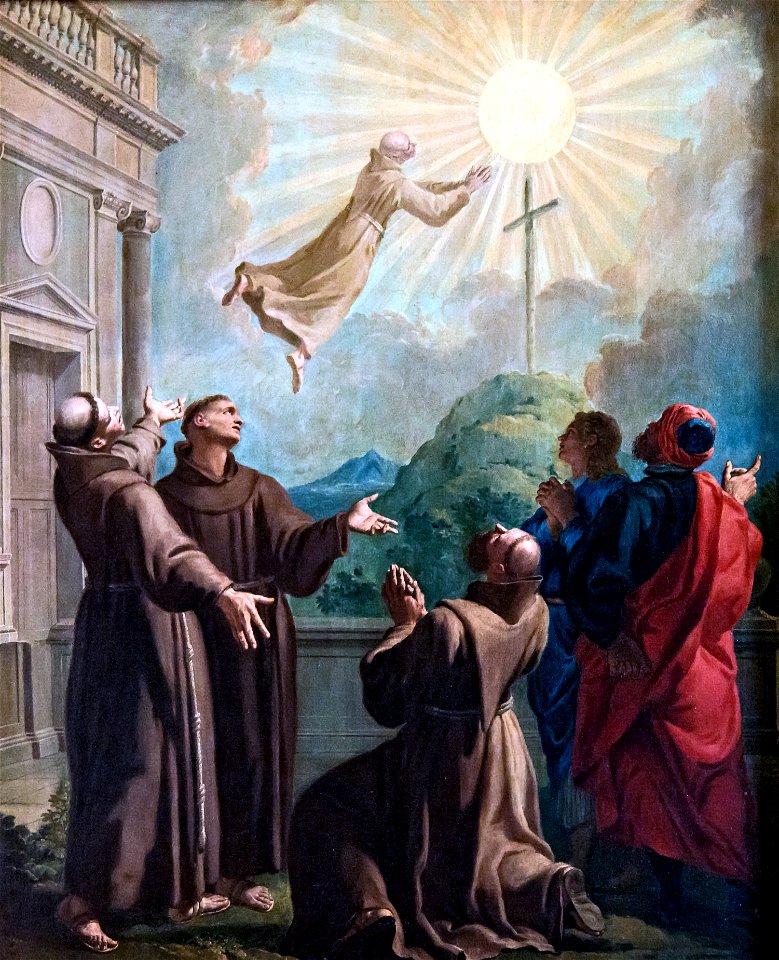 Cappella Giustinian dei Vescovi of San Francesco della Vigna (Venice) - Ecstasy of Saint Peter (1765) by Francesco Fontebasso