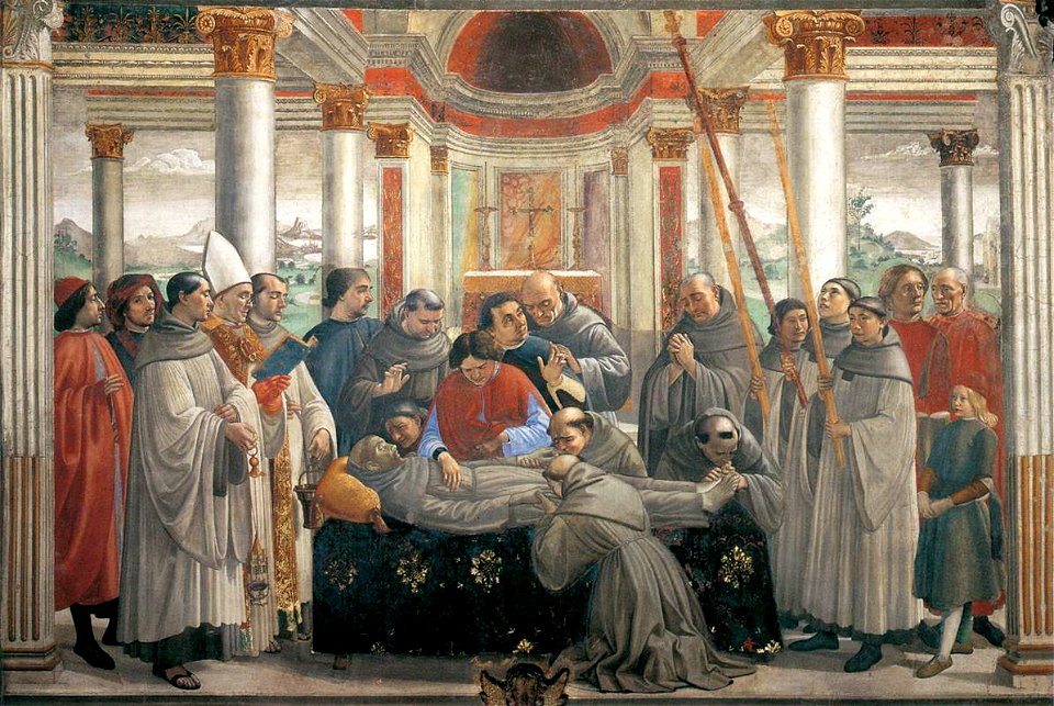 Cappella Sassetti Death of St Francis