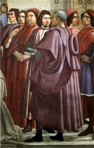 Cappella sassetti, fanciullo resuscitato, dettaglio
