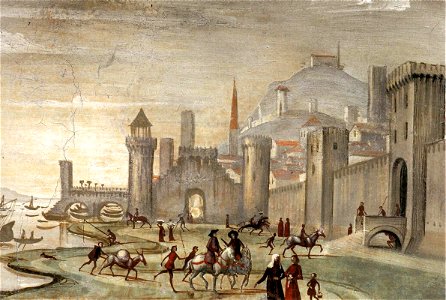 Cappella sassetti, Renunciation of Worldly Goods 03