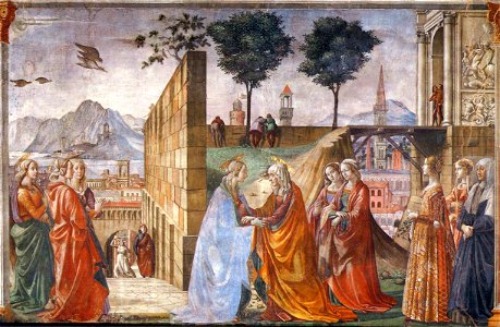 Cappella tornabuoni, 11, visitazione