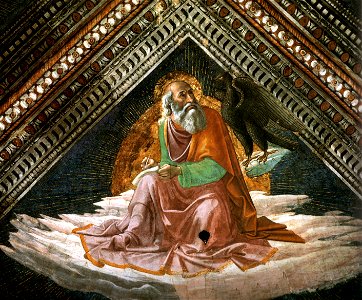 Cappella tornabuoni, 22, san giovanni evangelista