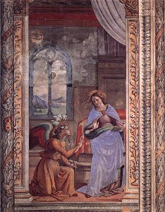 Cappella Tornabuoni, Annunciation