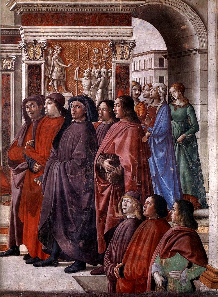 Cappella Tornabuoni, Angel Appearing to Zacharias 02