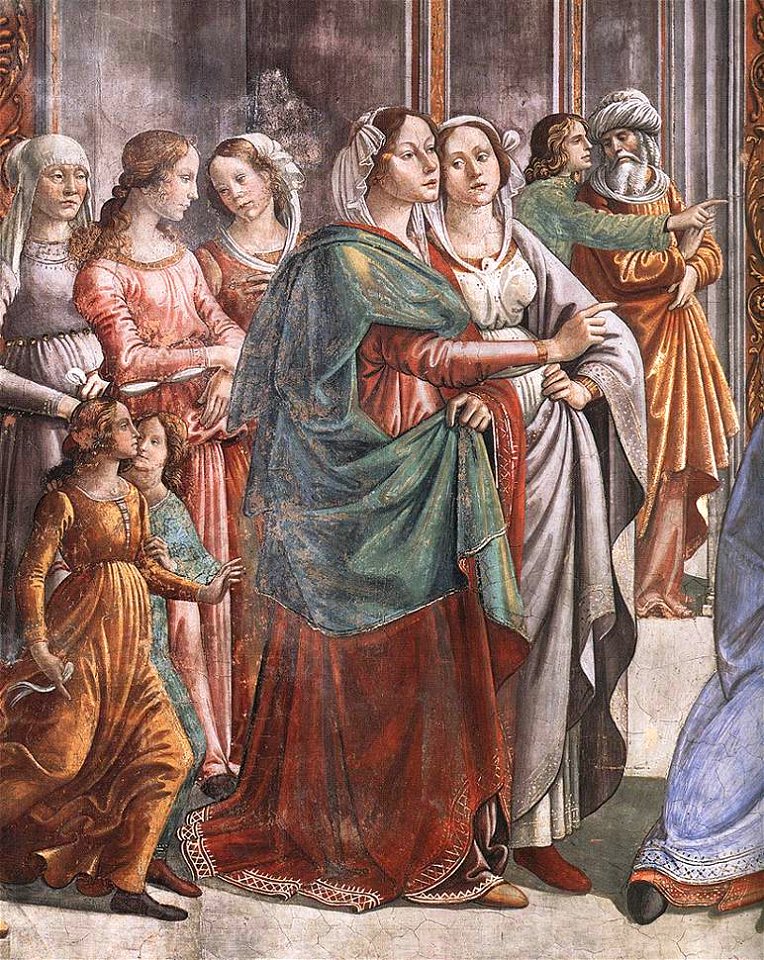Cappella Tornabuoni, Marriage of the Virgin 02