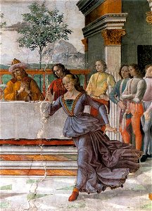 Cappella Tornabuoni, Herod's Banquet 02