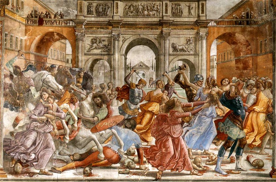 Cappella Tornabuoni, Slaughter of the Innocents 01