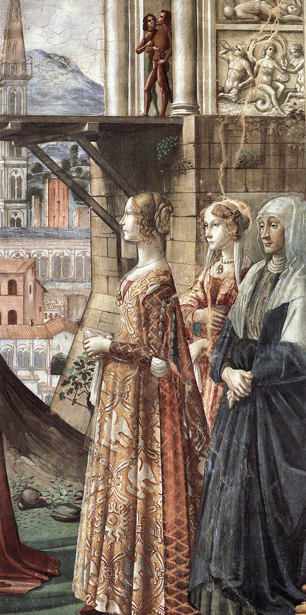 Cappella Tornabuoni, Visitation 04