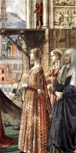 Cappella Tornabuoni, Visitation 04